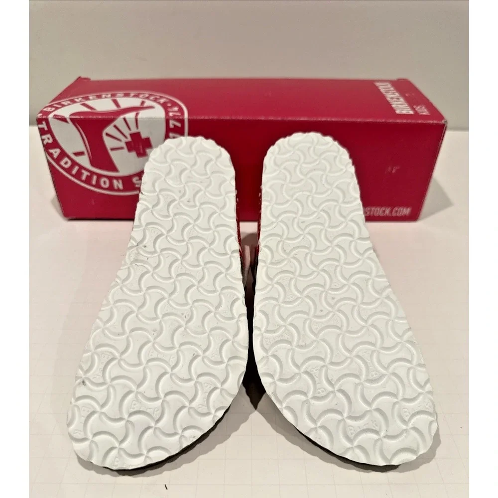 Birkenstock‎ Kids EU 30 US K12 Gizeh Sandals Nautical Print Red